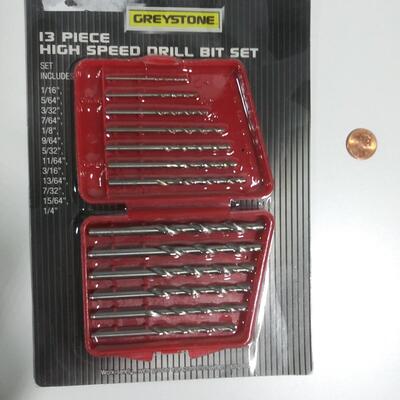 #116 GreyStone 13 Piece High Speed Drill Bit Set