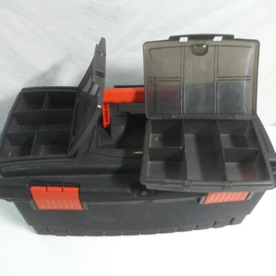 #123 Black & Decker 22" Workmate Multi-Compartment Tool Box with Tray