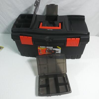 #126 Black & Decker 22" Workmate Multi-Compartment Tool Box with Tray