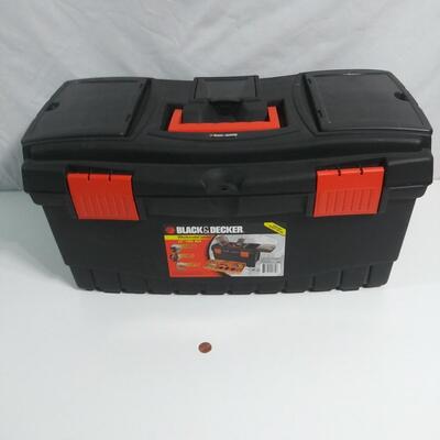 #126 Black & Decker 22" Workmate Multi-Compartment Tool Box with Tray