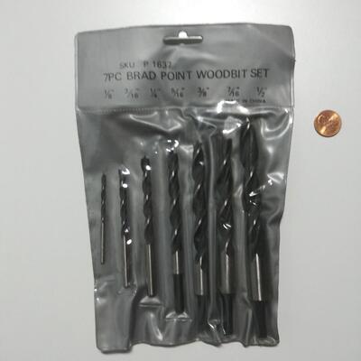 #129 7pc Brad Point Woodbit Set