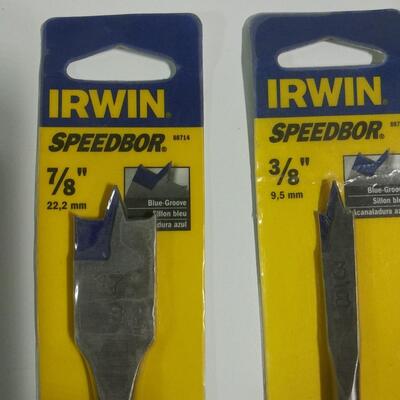 #130 4 Irwin Speedbor Long Drill Bits