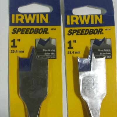 #130 4 Irwin Speedbor Long Drill Bits