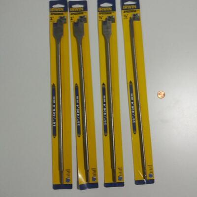 #130 4 Irwin Speedbor Long Drill Bits