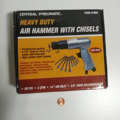 #134 Heavy Duty Air Hammer with Chisels