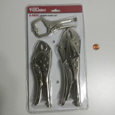 #137 5 Piece Locking Pliers Set