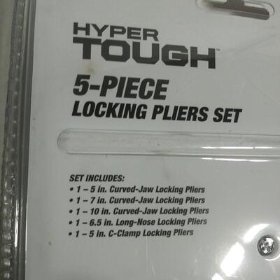 #137 5 Piece Locking Pliers Set