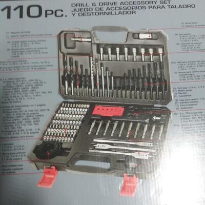 #139 110 pc Task Force Drill & Drive Accessory set