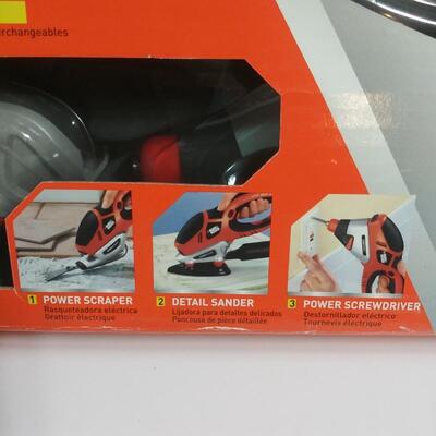 #144 Black&Decker ProjectMate 3-in-1Tool with 25 Accessories& Storage bag