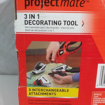 #144 Black&Decker ProjectMate 3-in-1Tool with 25 Accessories& Storage bag
