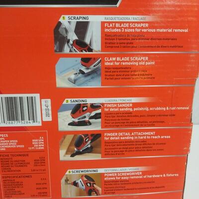 #144 Black&Decker ProjectMate 3-in-1Tool with 25 Accessories& Storage bag