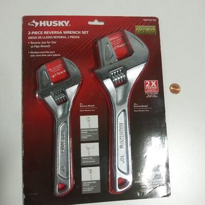 #158 Husky 2-Piece Reversa Wrench Set - "2 Wrenches in 1"