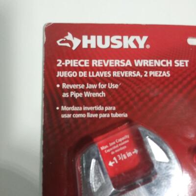 #158 Husky 2-Piece Reversa Wrench Set - "2 Wrenches in 1"