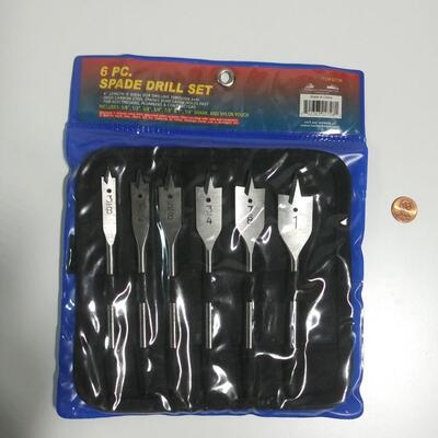 #165 6 pc Spade Drill Set