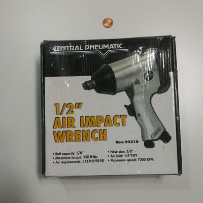 #167 1/2" Air Impact Wrench