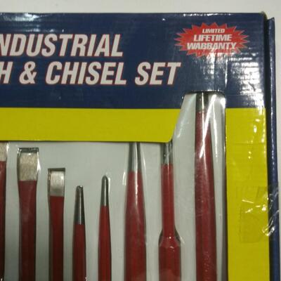 #171 12 pc Industrial Punch & Chisel Set