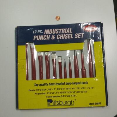 #171 12 pc Industrial Punch & Chisel Set