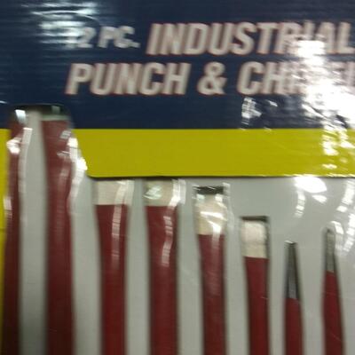 #171 12 pc Industrial Punch & Chisel Set