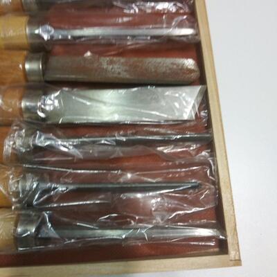 #176 8 pc Wood Lathe Chisel Set
