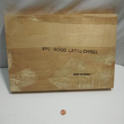 #176 8 pc Wood Lathe Chisel Set