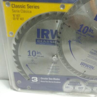 #197 2 - 10" Irwin Saw Blades