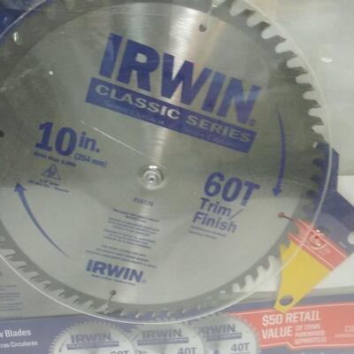 #197 2 - 10" Irwin Saw Blades