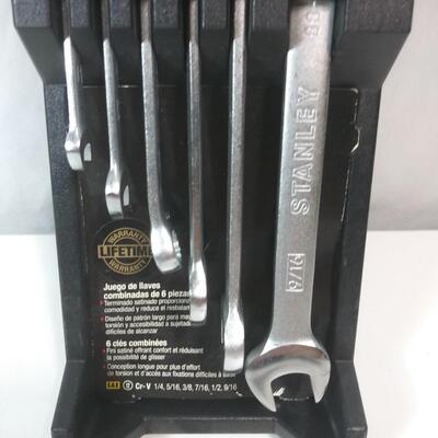 #206 Stanley 6pc SAE Combination Wrench Set