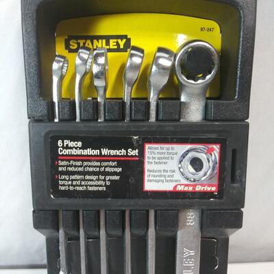 #206 Stanley 6pc SAE Combination Wrench Set