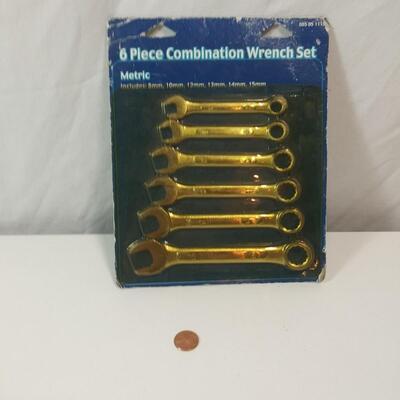 #209 6 Piece Metric Combination Wrench Set
