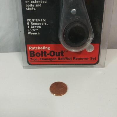 #211 Craftsman 7 pc Damaged Bolt/Nut Remover Set Bolt-Out