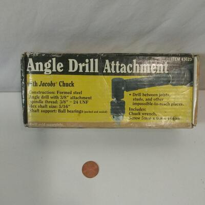 #221 Angle Drill Attachment with Jacobs Chuck