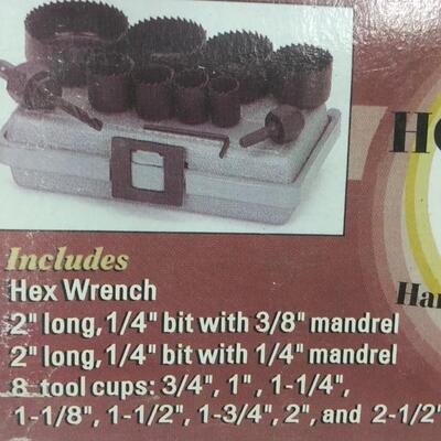 #230 11 Pc Hole Saw Kit