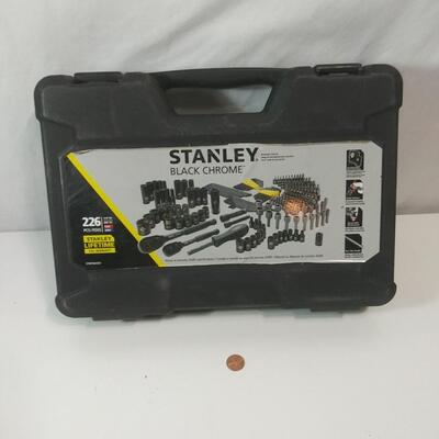 #243 226 pc Stanley Black Chrome Tool Set