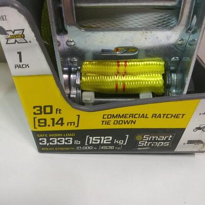 #244 2 - 30rt Commercial Rachet Tie Down