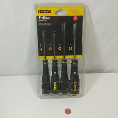 #247 Stanley 4 Pc ProDriver T-10, T-15, T-20, T-25