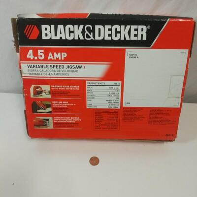 #250 Black & Decker 4.5 Amp Variable Speed Jigsaw