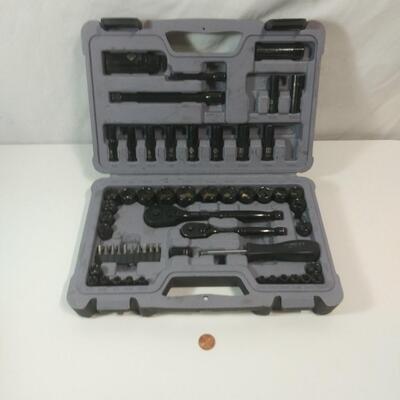 #258 70 Piece Stanley Black Chrome Tool set