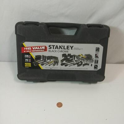 #258 70 Piece Stanley Black Chrome Tool set
