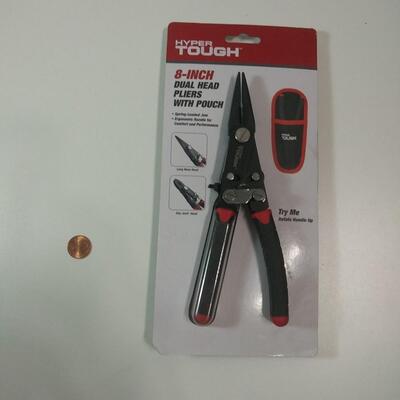 #271 8-Inch Dual Head Pliers With Pouch
