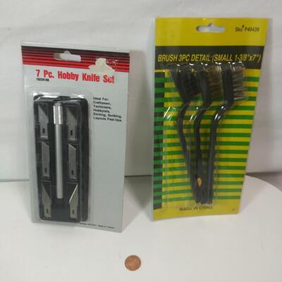 #280 Hobby Knife Set and 3pc Brush set