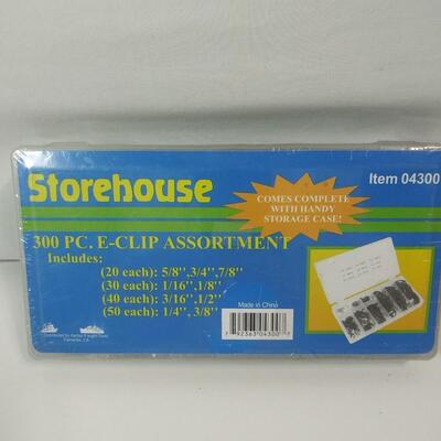 #289 300 pc E-Clip Assortment