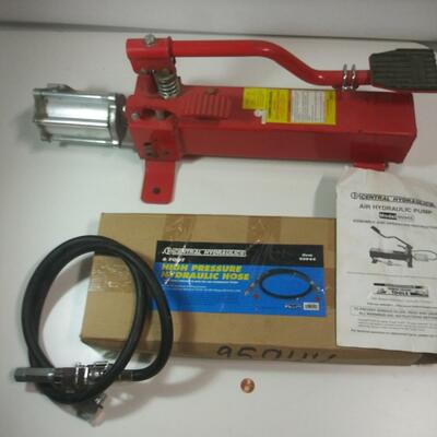 #319 Air Hydraulic Pump & Hose