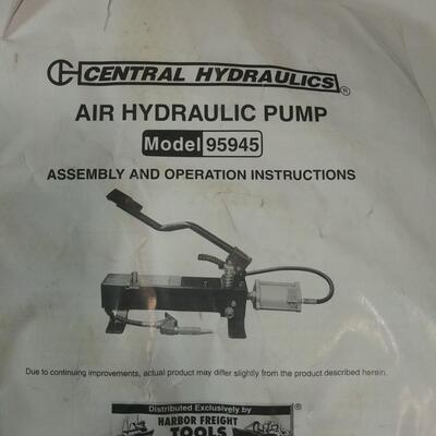 #319 Air Hydraulic Pump & Hose