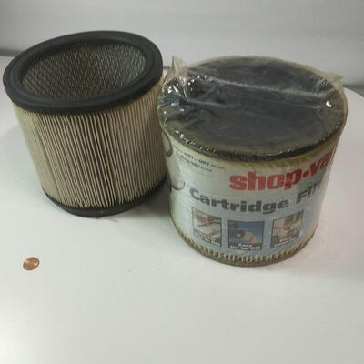 #323 2- Shop Vac Cartridge Filters