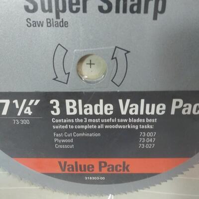 #336 Black & Decker Super Sharp 7-1/4 3 Blade Pack