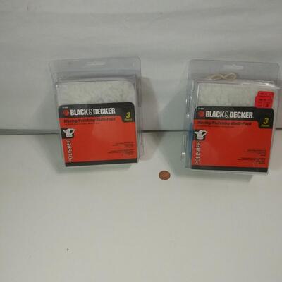 #339 2 - Black & Decker 3-pack Waxing/Polishing multi-pack