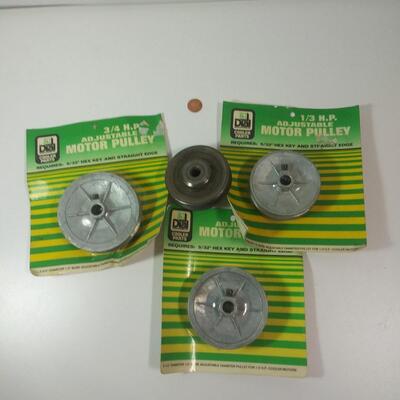 #367 4 - Motor Pulleys