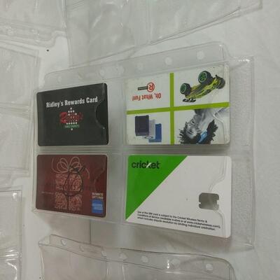 #371 Clear Card Holders