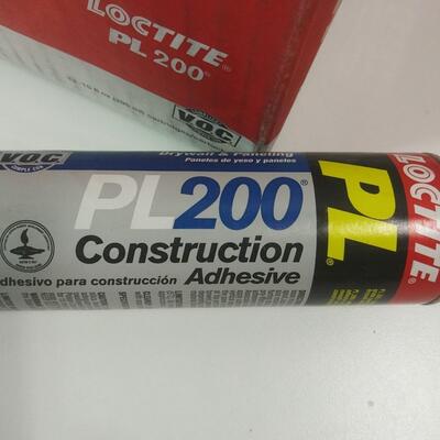 #378 9 Tubes Locktite PL200 Multi-Purpose Construction Adhesive
