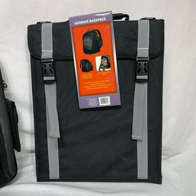 #408 Back Pack and Brief Case